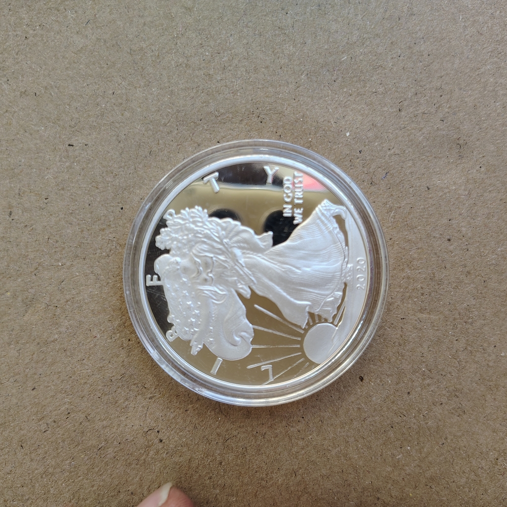 Silver Coin in Protective Case